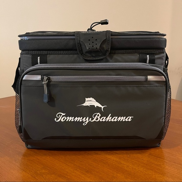 Tommy Bahama Other Tommy Bahama Zipperless Cooler Bag 3 Can Gray